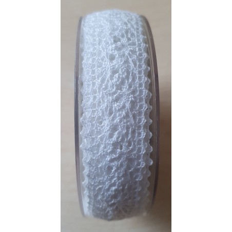 Spitzenband weiss