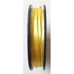 Dekoband Satin gelb