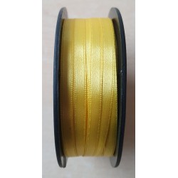 Dekoband Satin gelb