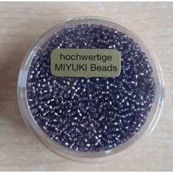 Miyuki Rocailles silverlined violette