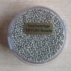 Miyuki Rocailles silber