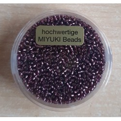 Miyuki Rocailles silverlined amethyst