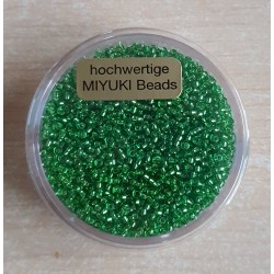 Miyuki Rocailles silverlined peridot