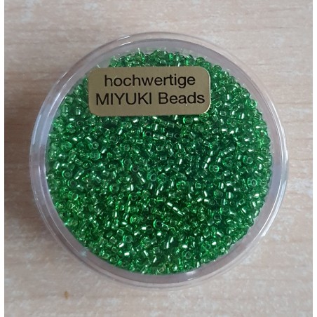 Miyuki Rocailles silverlined peridot