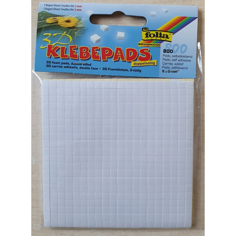 3D Klebepads 5 x 5 mm