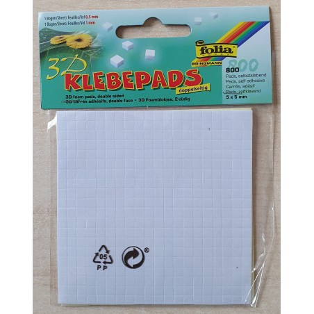 3D Klebepads 5 x 5 mm