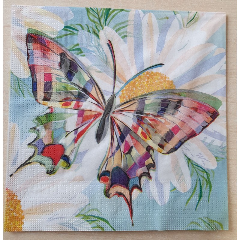Servietten Schmetterling bunt