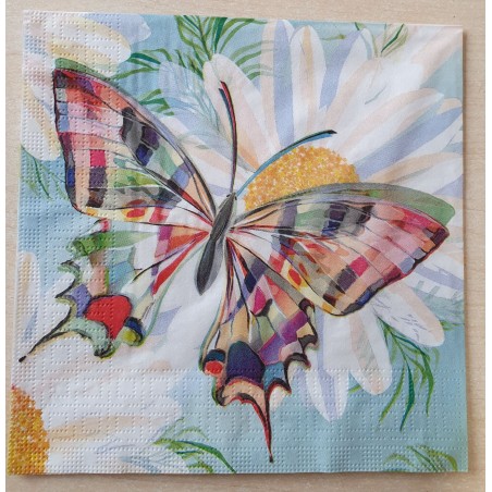 Servietten Schmetterling bunt