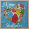 Servietten Love Summer