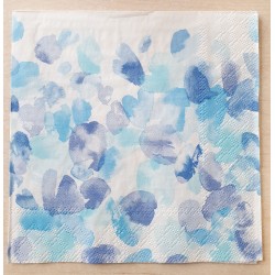 Servietten Muster blau/türkis