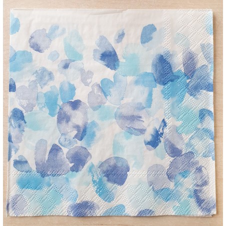 Servietten Muster blau/türkis