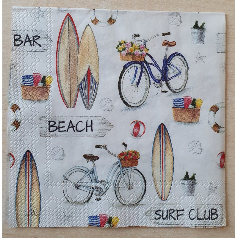 Servietten Surfbrett