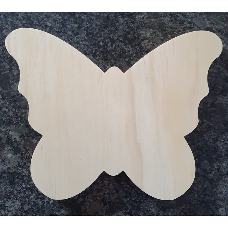 Holz Schmetterling stehend