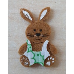 Filz Hase grün