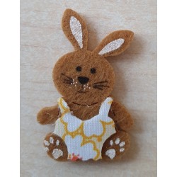 Filz Hase gelb