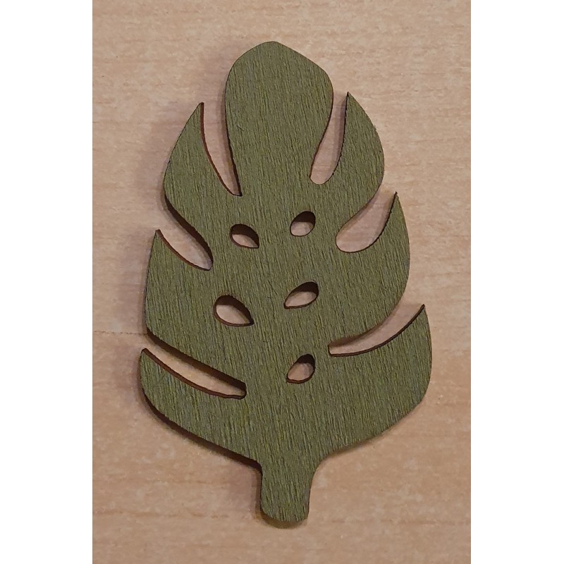 Holz Blatt olive