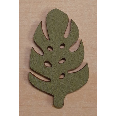 Holz Blatt olive
