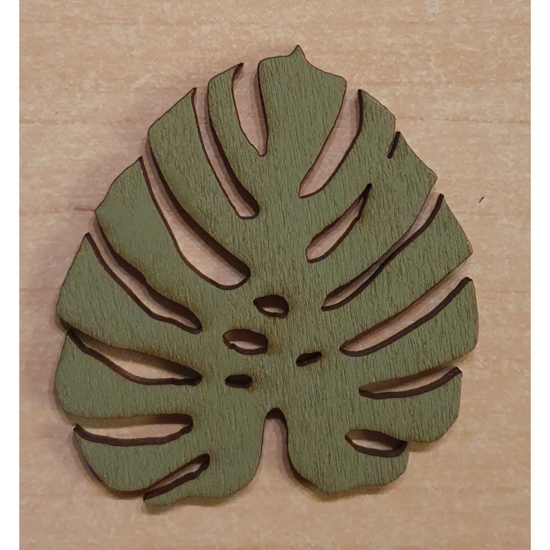 Holz Blatt olive