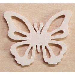 Holz Schmetterling weiss