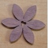 Holz Blume lila