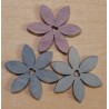 Holz Blume lila