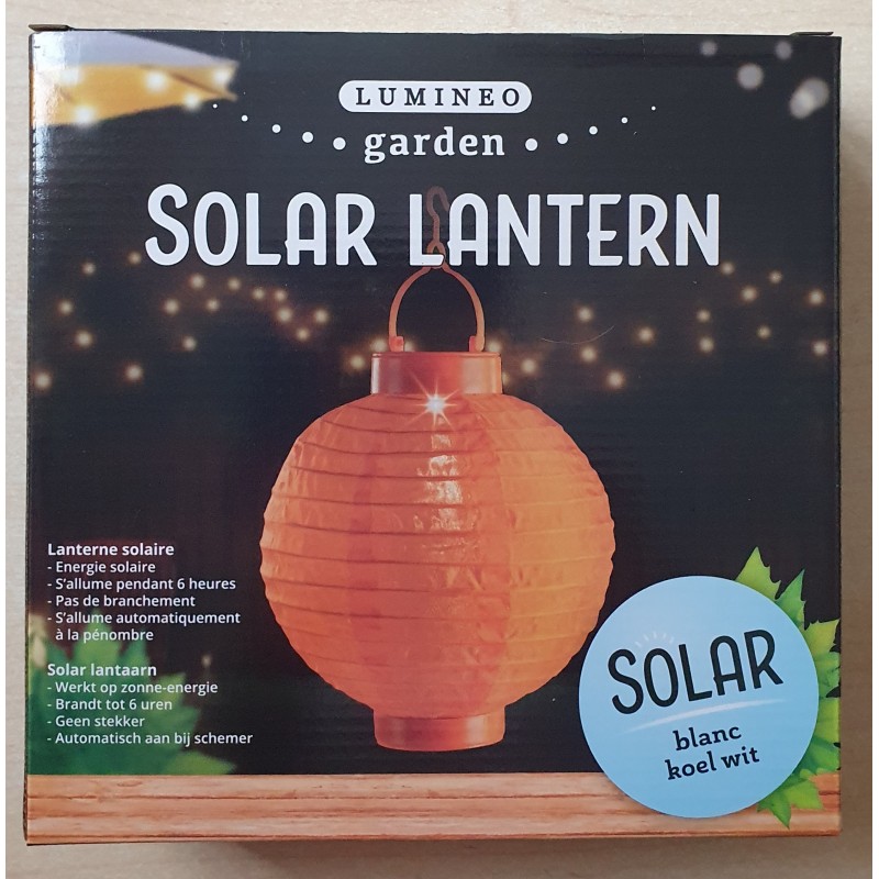 Solar Lampion orange