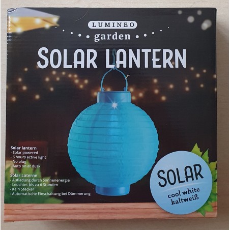 Solar Lampion türkis