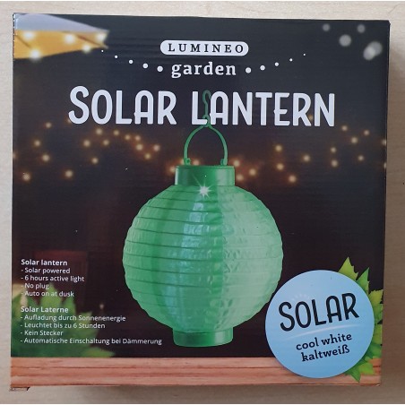 Solar Lampion grün