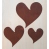 Metall Herz rost