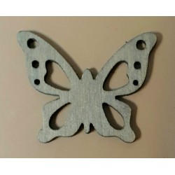 Holz Schmetterling olive
