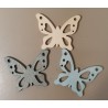 Holz Schmetterling olive