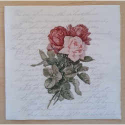 Servietten Rosen