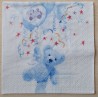 Serviette Baby blau