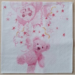 Serviette Baby rosa