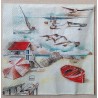 Serviette Möwe/Boot