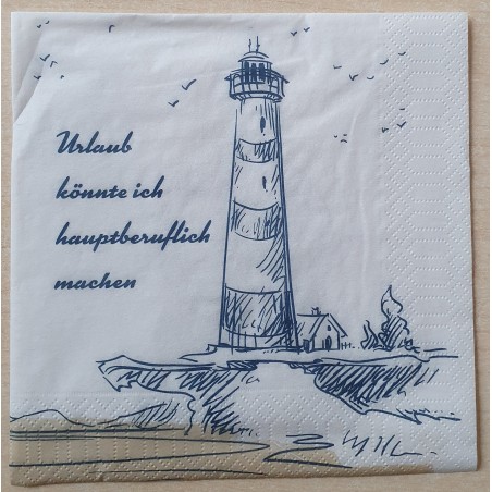 Serviette Urlaub könnte ich....
