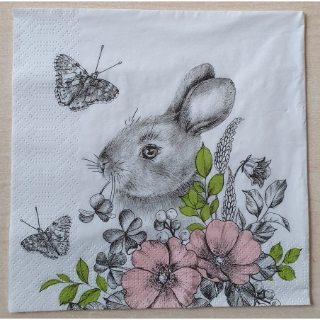 Serviette Kaninchen