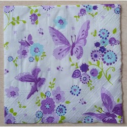Serviette Schmetterlinge