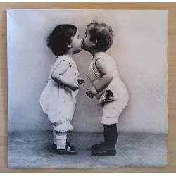 Servietten Mädchen und Junge 2