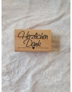 Holz/Acryl Stempel